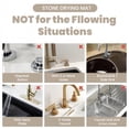 thumbnail image 6 of FZENeast Stone Drying Mat,Quick Drying Diatomite Stone Kitchen Faucet Absorbent Mat 17.7 x 3.9 (White), 6 of 7