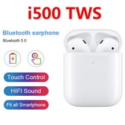 i500 TWS Écouteur sans fil 5D Super Bass Chargement sans fil Bluetooth 5.0 pour Smartphone