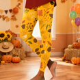 thumbnail image 2 of High Waist Thanksgiving Print Leggings Soft Stretchy Workout Yoga Pants Comfortable Design For Women Casual Wear And Fitness Activities, 2 of 4