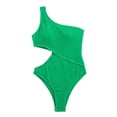thumbnail image 2 of Travelwant Women's Bathing Suits One Shoulder Cutout One Piece Swimsuit Swimwear Monokini, 2 of 7