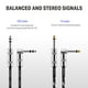 thumbnail image 4 of Parche de audio estéreo balanceado TRS Cable Donner de 4,5 m, 1/4 pulgadas, 4 of 9