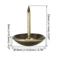 thumbnail image 3 of Uxcell Clavos de Tapicería de 19mm de Diámetro y 23mm de Altura, Tono Bronce, Paquete de 100, 3 of 5