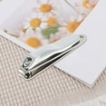 thumbnail image 6 of Unique Bargains 1 Pc Portable Small Mouth Nail Clipper for Women for Men Silver Tone, 6 of 7