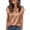 Coffee, variant on Women Satin Blouse Silk Dressy Casual Tops Summer Short Cap Sleeve V Neck Shirts Business Work Satin Tunic Tops
