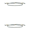 thumbnail image 2 of Qarigey trenzada Mujer Hombre Hilo Pulseras Regalo de cumpleaños Tipo 21 tipo 21 2Conjunto, 2 of 6