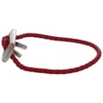 thumbnail image 5 of Pre-Owned Hermes Leather Silver 925 Red Bracelet 0093 HERMES (Good), 5 of 7