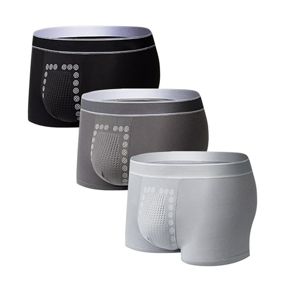 Wancir 3 Pack Men’s Underwear Boxer Briefs Soft Comfortable Underwear Boxer Briefs for Men