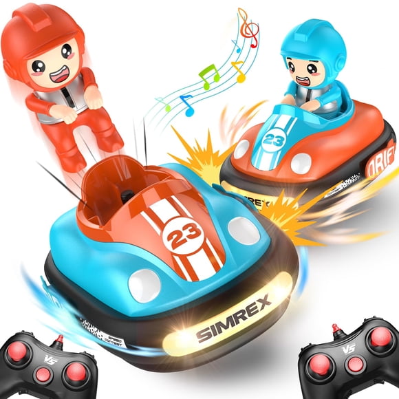 Parachoques con mando a distancia SIMREX para niños con luz y música