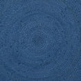 thumbnail image 3 of SAFAVIEH Natural Fiber Cebrail Braided Jute Area Rug, Royal Blue/Natural, 5' x 5' Round, 3 of 3