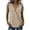 Beige, variant on Women Summer Tops Sleeveless Wrap Button Pocket Blouses Casual V Neck Summer Tops
