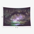 thumbnail image 2 of Gojian Forest Tapestry Wall Hanging - Green Misty Pine Tree Nature Wall Art, Tapestries BoHo Decor for Living Room & Bedroom Spaces, 2 of 6