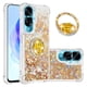 thumbnail image 1 of Funda para Honor 90 Lite 5G con Brillo Líquido Flotante, Purpurina, Parachoques y Anillo Giratorio Soporte, 1 of 5