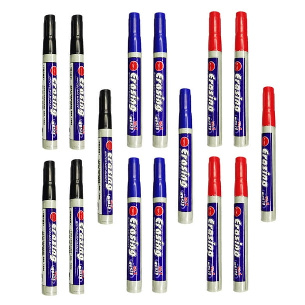 15pcs stylos peinture à l'eau stylo tableau blanc effaçable pour