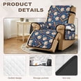 thumbnail image 3 of TSOVTHRID Baseball Bat Star Print Non Slip Recliner Chair Covers, Sofa Slipcover for Reclining Chair with Storage Pockets, Washable Comfy Recliner Couch Slipcovers for Home, 3 of 7