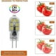 thumbnail image 3 of 10-pack G4 2w Led Bulb For Cooker Hood Light Bulbs, Ac/dc 12v, 20w Halogen Bulbs Equivalent, 200lm, Bi-pin With Clear Pvc Cover, Cool White 6000k, Non, 3 of 5