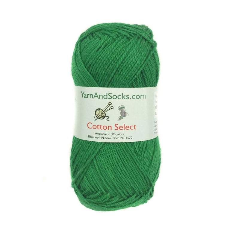 BambooMN Cotton Select Yarn - Cardinal Red (200g/720yds) - 2 Sport