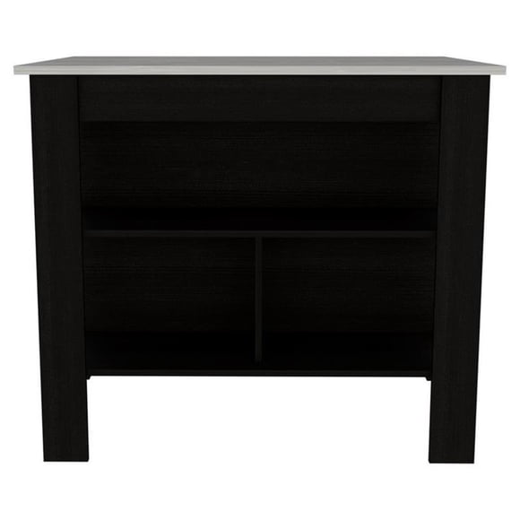 TUHOME Cala Kitchen Island Engineered Wood Kitchen Islands in Multi-color
