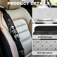 thumbnail image 6 of Yuyamidu Skull Seat Belt Covers for Car Auto Sedan 2 Pack Black Car Seatbelt Cushion Pad Soft Flannel Car Seat Strap Pads Thick Winter Car Seat Belt Pads Accessories, 6 of 7