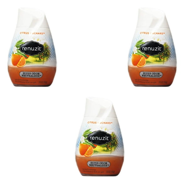Renuzit Gel Air Freshener- Citrus Orchard (198g) (Pack of 3)