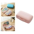 thumbnail image 4 of Wswqop Portable Weekly Pill Box Organizer 7 Day Planner Box Medicine Storage Container Medication Pod pink, 4 of 9