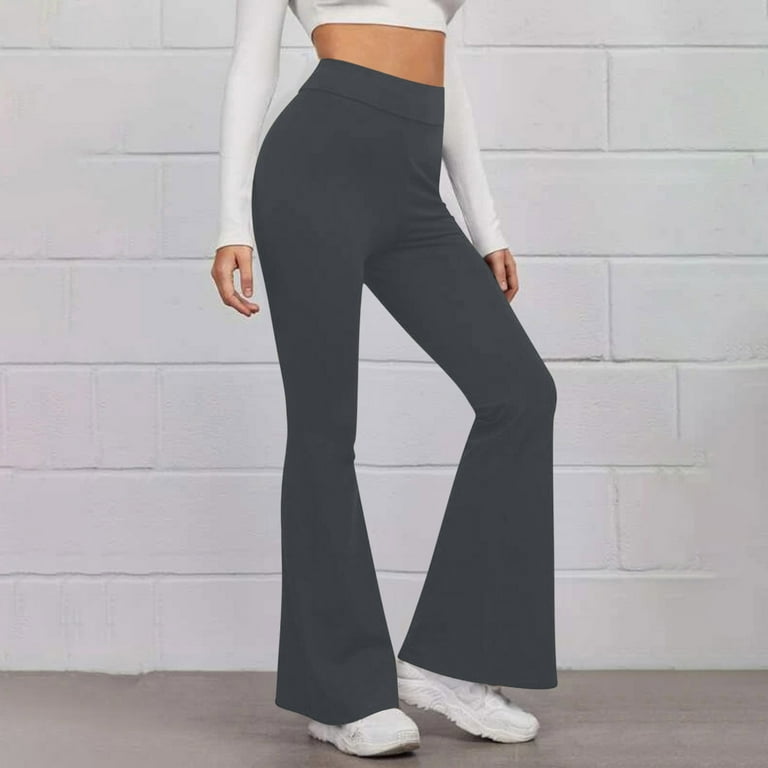 Amazon.com: yardsong Womens Velvet Pants High Waist Bootcut