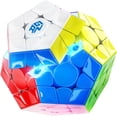 thumbnail image 1 of Speed Cube GAN Megaminx Maglev Maglev Magnetic 160 imanes para niños, 1 of 6