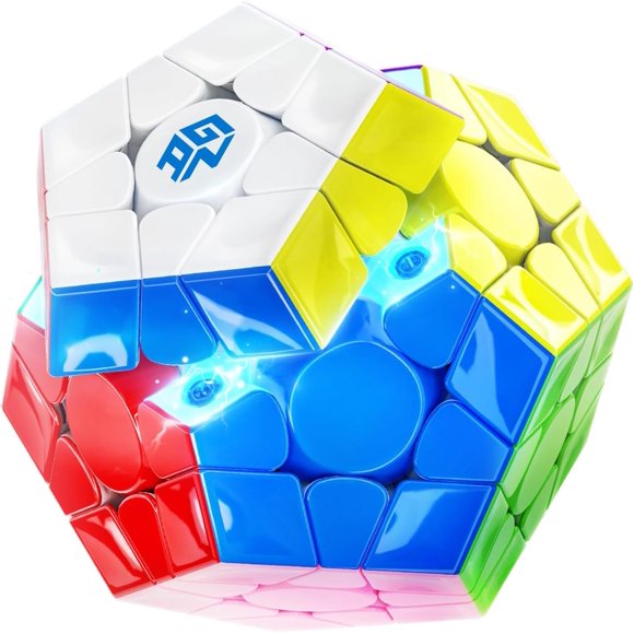 Speed Cube GAN Megaminx Maglev Maglev Magnetic 160 imanes para niños