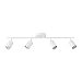 thumbnail image 3 of Globe Electric Pratt 4-Light Track Lighting, Matte White, Bulb Not Included, 3 of 4