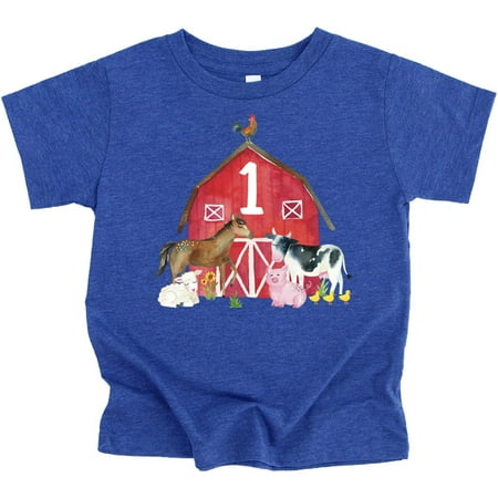 

1st Birthday Boy Outfit Farm Animal First Birthday Shirt for Baby Boy Vintage Royal Shirt