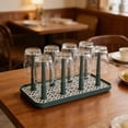 thumbnail image 1 of Raindrops 1Set Bottle Dryer Stand PP Green Simple Design For Living Room, 1 of 8