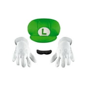 Nintendo Super Mario Brothers Luigi Child Accessory Kit, One Size Child