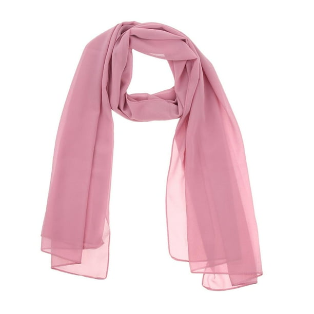 Bufanda De La Bufanda De La Bufanda De La Bufanda De La Gasa De Las Bufandas Sólidas De La Gasa De Las Mujeres Sólidas Rosado morado Macarena Bufanda de mujer Hijab
