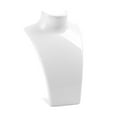 thumbnail image 1 of Tssuoun Acrylic Jewelry Holder Solid Color Necklace Pendant Earrings Mannequin Bust Display Stand Cabinets Shopping Mall Organizers White, 1 of 9