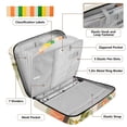 thumbnail image 4 of Haosy Accordion File Organizer Zipper Binder 500 Sheet 6-Tab Expanding File Folder Multi-Pocket 1.2 Inch 3 Ring Butterfly with Flower, 4 of 7