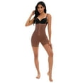 thumbnail image 5 of DARING DIVA Women's Cami Front Hook Thigh Slimmers Shapewear Bodysuits Brown L, 5 of 6