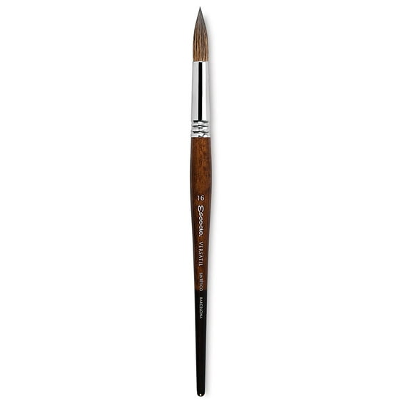 Escoda Versatil Brush - Pointed Round, Size 16, Short Handle