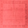 thumbnail image 1 of Ahgly Company Indoor Square Oriental Red Traditional Area Rugs, 6' Square, 1 of 4