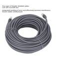 thumbnail image 4 of Rectangular Satellite Extension Cable, Aging Resistant Rectangular Satellite Extension Cord Non Lag 46m 151ft High Conductivity  for Outdoor, 4 of 7