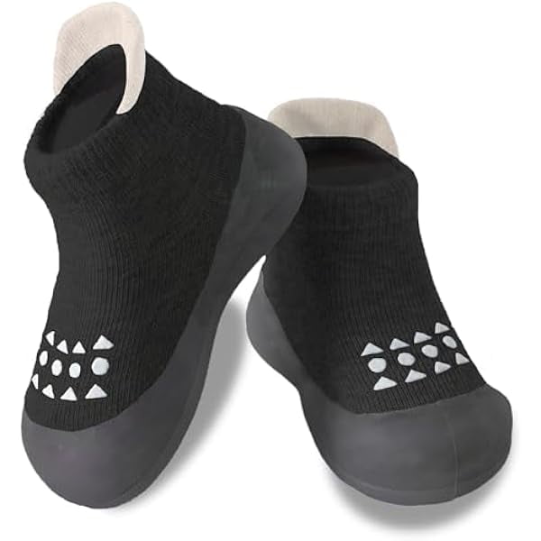 WAYAN Baby Sock Shoes Toddler Non-Slip Slippers Infant Walking Shoes Soft Rubber Sole Sneakers for Baby Boys Girls