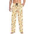 thumbnail image 2 of Cartoon Fortune Cookies Mens Pajama Pants Cotton Elastic Waistband Lounge Sleep Pajama Bottoms Pj with Pocket, 2 of 7