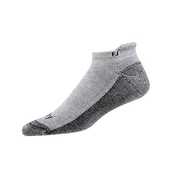 FootJoy Men's ProDry Roll Tab Socks Heather Grey Size 7-12