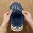 thumbnail image 6 of XEOVHV Cotton Slippers,Women's Thermal Slippers Soft And Comfortable Furry Warm Fleece Lined Slippers With Non-slip Grippers, Women's Home Bedroom Slippers, 6 of 8
