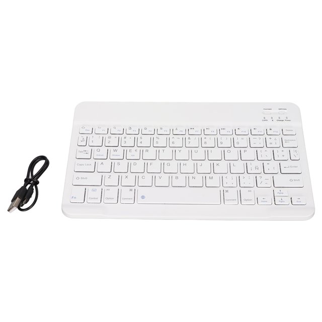 Teclado español Teclado impermeable inalámbrico ultrafino portátil de 10 pulgadas para Android para IOS para Windows