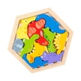 thumbnail image 2 of TISHITA Infant Puzzles Montessori Toys Wooden Block for Beginner Girls 3-5 Years Old Pattern F, 2 of 8