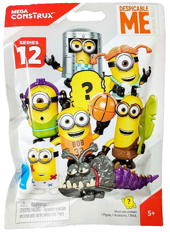 6x Mega Construx Despicable Me Minions Series 12 Blind Bags New Sealed Mystery 