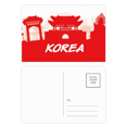 thumbnail image 1 of Rojo silueta histórica Corea Set cumpleaños gracias tarjeta postal correo lado 20pcs, 1 of 3