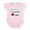 Petal Pink, variant on CafePress - Australia Loves Me Infant Bodysuit - Baby Light Bodysuit, Size Newborn - 24 Months