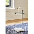 thumbnail image 2 of Signature Design by Ashley Mannill Accent Table, Black & White, 2 of 6