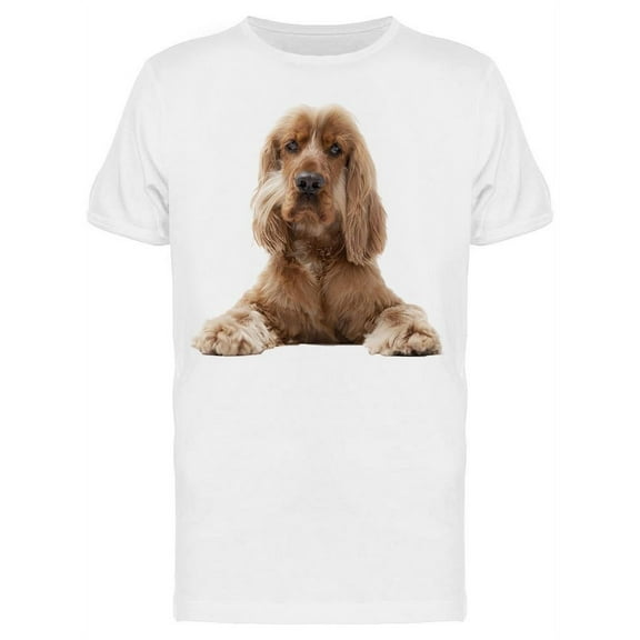 Serious English Cocker T-Shirt Men -Image by Shutterstock, Male XX-Large