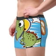 thumbnail image 4 of Bingfone Funny Dinosaurs Pursue A Meat,Dinosaur Riding A Motorcycle Men'S Underwear - Casual Stretch Boxer Briefs-X-Large, 4 of 9